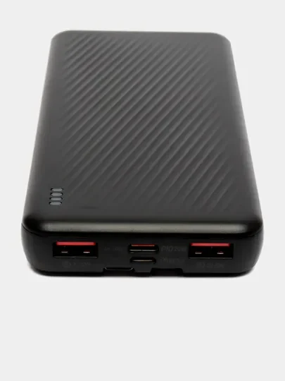 Черный внешний аккумулятор Borofone BJ57 Power Bank 10000, 20000 повербанк с быстрой зарядкой