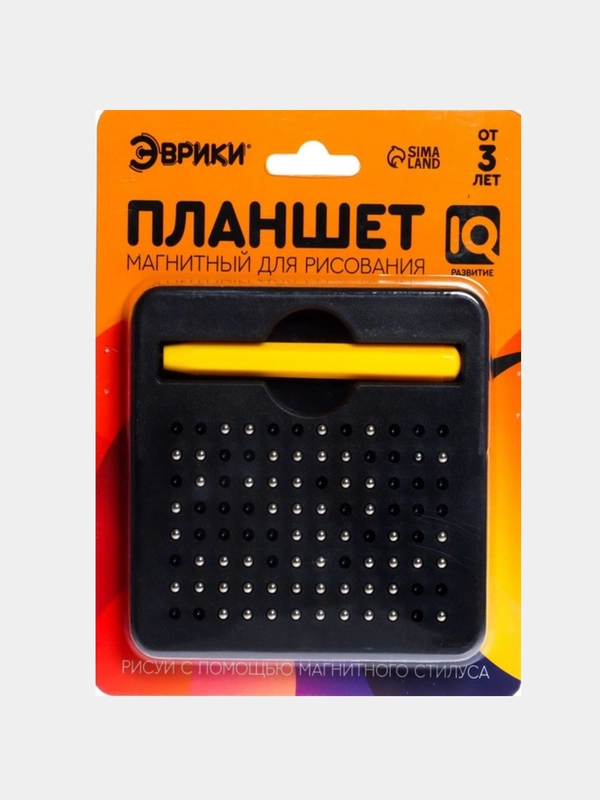Планшет обучающий магнитный для рисования, 96 отверстий