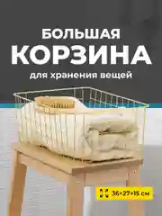 Корзина для хранения Birdhouse, металлическая 36х27х15 см