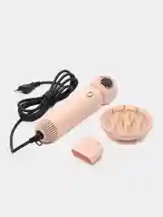 Розовый фен компактный с ионизацией, розовый