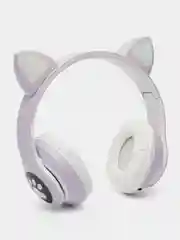 Фиолетовый наушники беспроводные детские STN-28 PRO с ушками