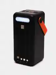 Черный внешний аккумулятор повербанк 80000 mAh с кабелями