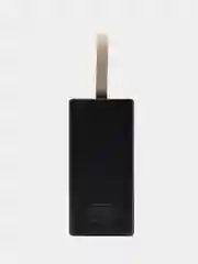 Черный внешний аккумулятор повербанк 40000 mAh для телефона