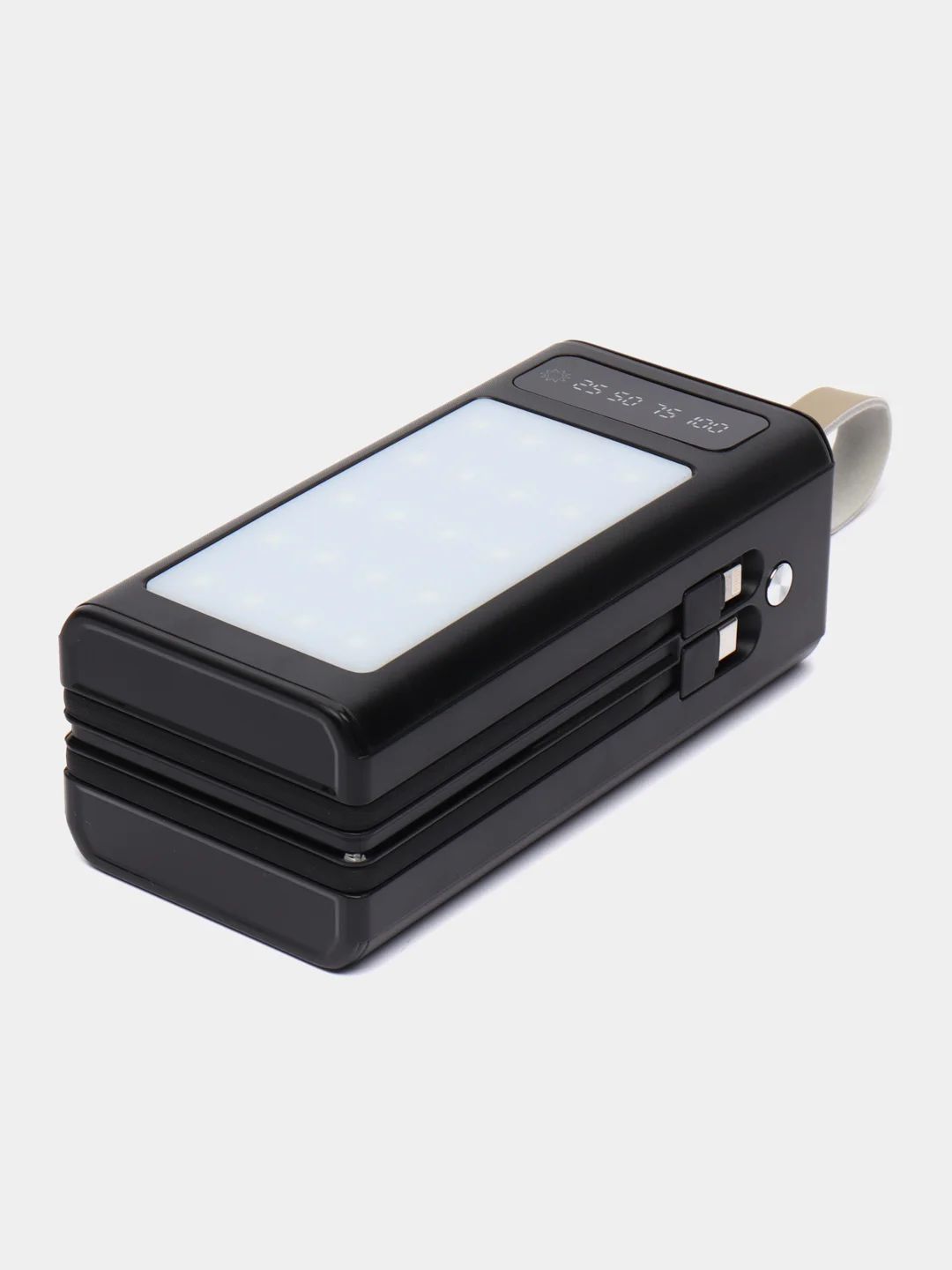 Черный внешний аккумулятор повербанк 40000 mAh для телефона