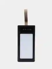 Черный внешний аккумулятор повербанк 50000 mAh для телефона