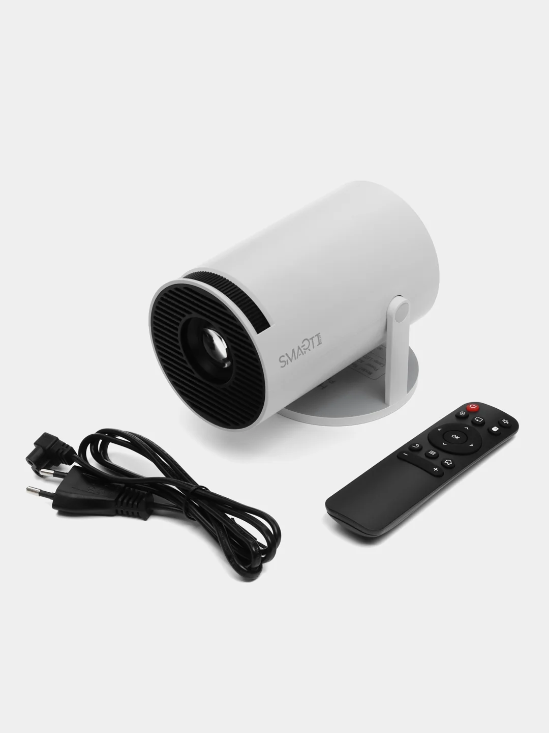 Белый мини-проектор HY300 PRO, домашний кинотеатр Android Wi-Fi Full HD