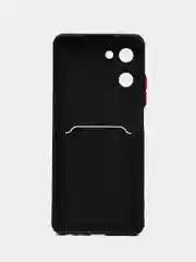 Синий меланж чехол Realme 10 Pro 5G, Реалми 10 Про 5 Джи, с карманом для карт