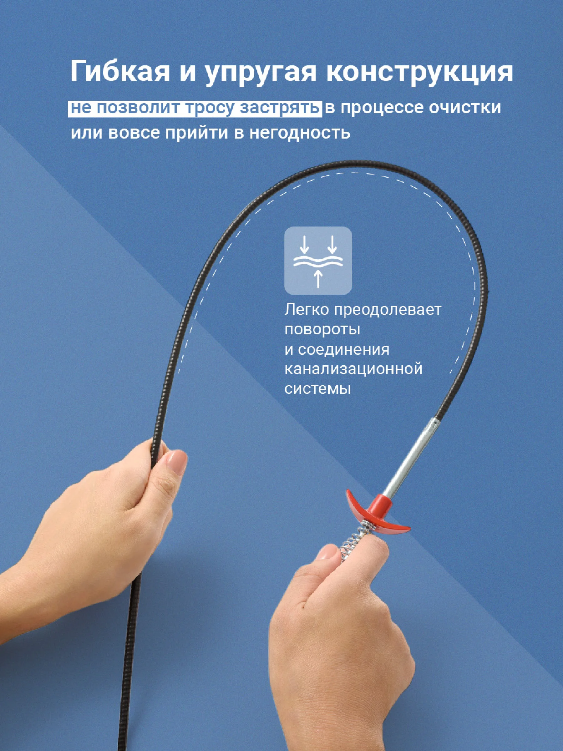 Трос сантехнический Birdhouse, трос для прочистки труб