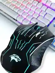 Бесшумная проводная игровая компьютерная мышь Forka 6D с RGB подсветкой, 6 кнопок,3200 dpi