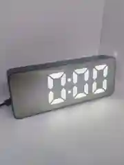 Часы настольные электронные DS-3821L с будильником, термометром