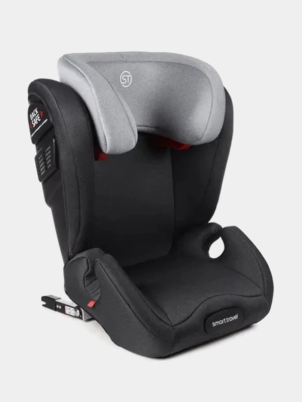 Автокресло детское Smart Travel Expert Fix, 15-36 кг, Dark grey