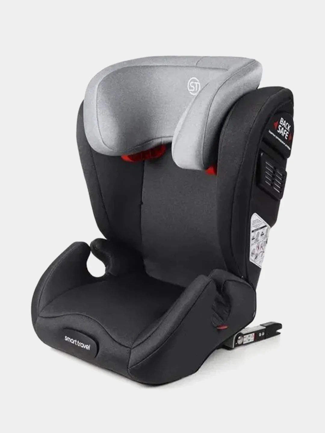 Автокресло детское Smart Travel Expert Fix, 15-36 кг, Dark grey