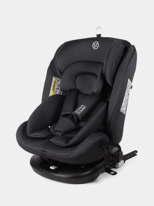 Автокресло детское Smart Travel Boss Isofix, 0-36 кг, группа 0+/I/II/III, Dark grey