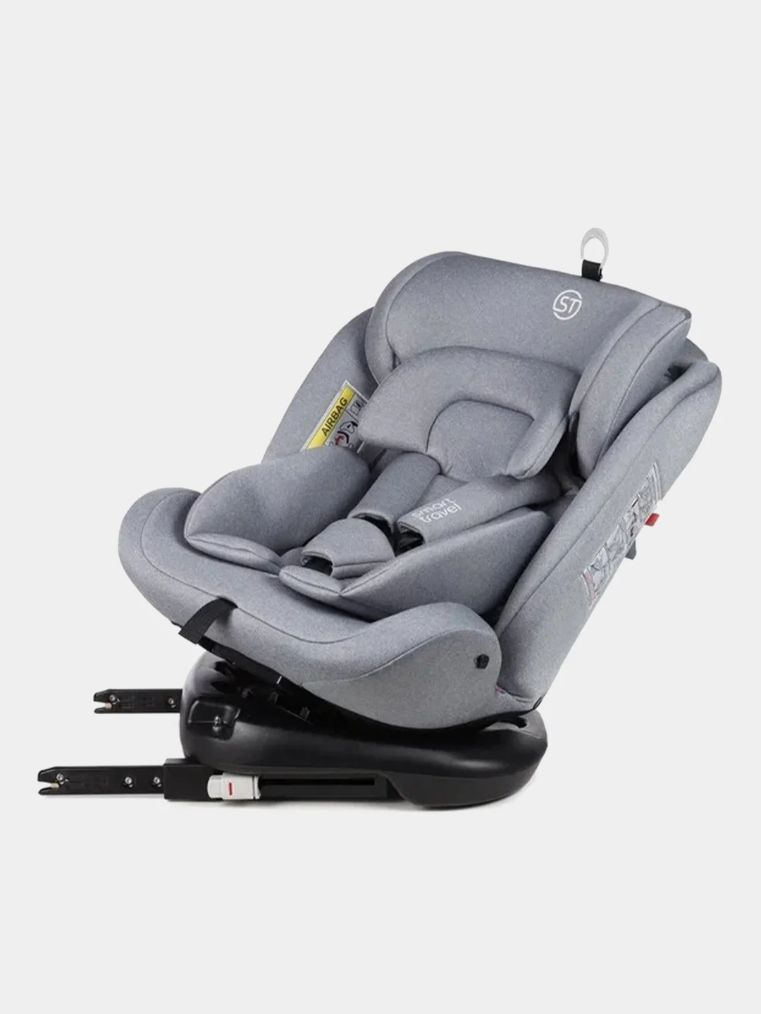 Автокресло детское Smart Travel Boss Isofix, 0-36 кг, группа 0+/I/II/III, Light grey