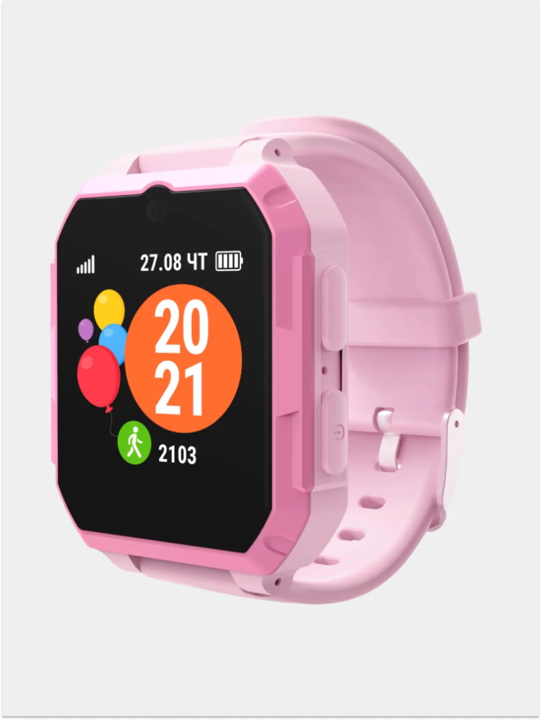 Розовый детские часы Geozon G-Kids 4G Ultra