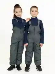 Серый полукомбинезон детский, зима до -20, Arctic kids