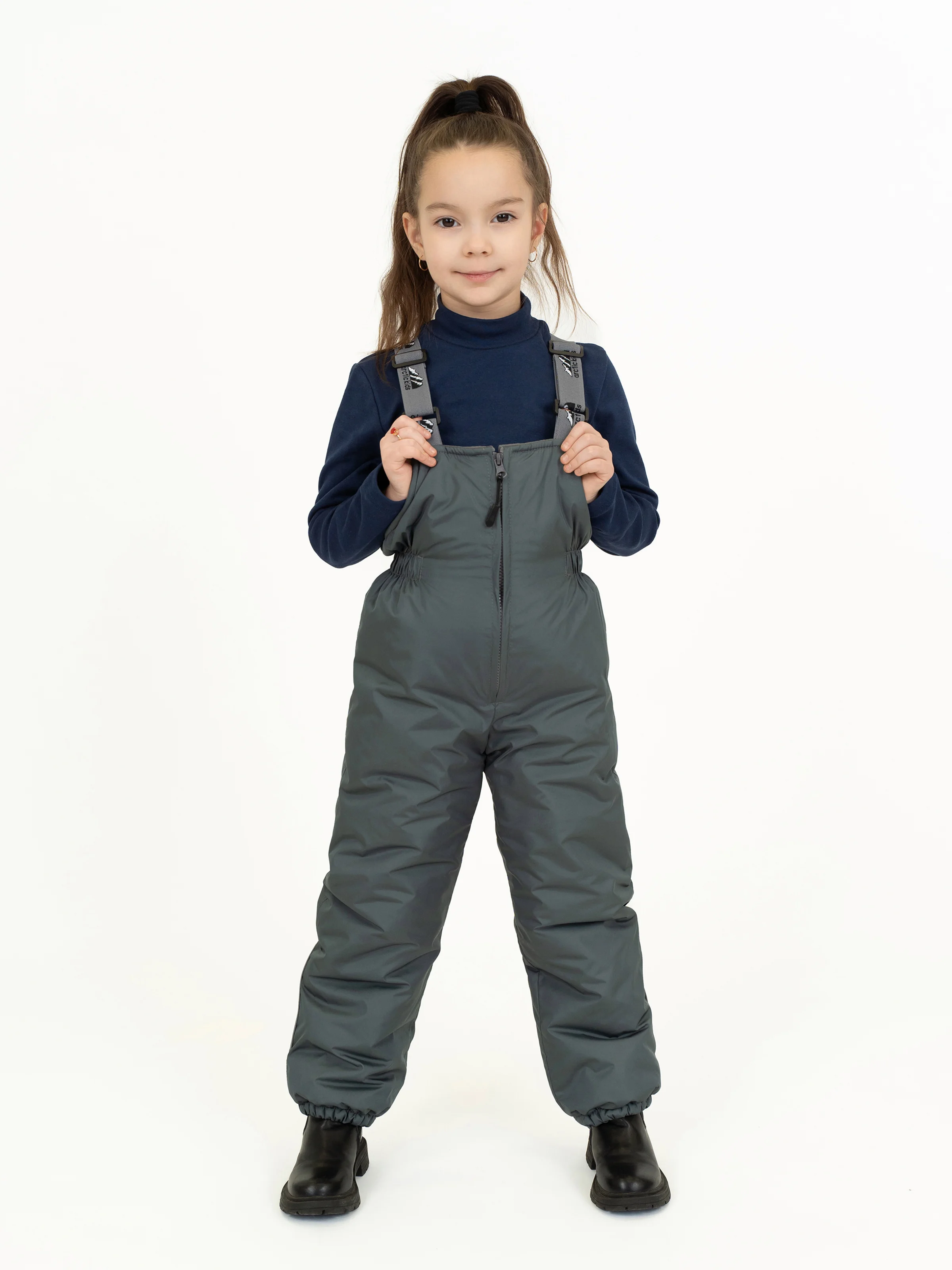Серый полукомбинезон детский, зима до -20, Arctic kids
