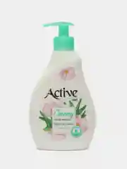 ACTIVE Жидкое крем-мыло с витамином B5 "Алоэ вера и лотос", дозатор, 350 мл