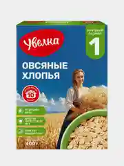 Хлопья овсяные Увелка традиционные, 400г