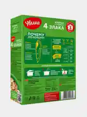 Хлопья овсяные с отрубями Увелка "4 злака", 350г