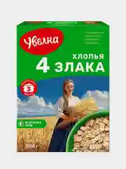 Хлопья Увелка "4 злака", 350г