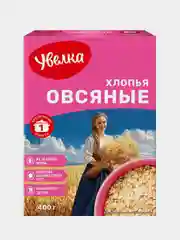 Хлопья овсяные Увелка, моментальные, 400г