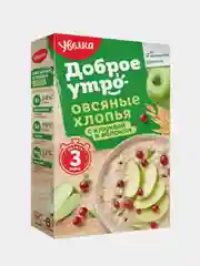 Хлопья овсяные Увелка, с клюквой и яблоком, 240г