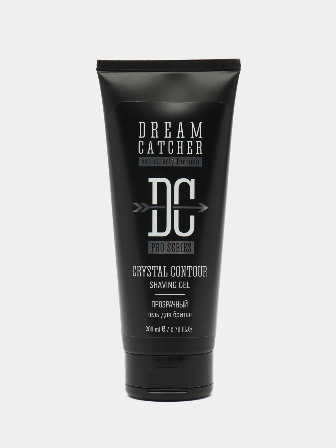 Прозрачный гель для бритья Dream Catcher Crystal shaving gel четкие контуры бороды, 200 мл