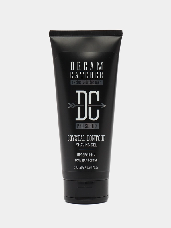 Прозрачный гель для бритья Dream Catcher Crystal shaving gel четкие контуры бороды, 200 мл