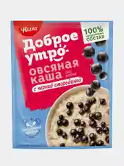 Каша овсяная Увелка, с чёрной смородиной, 20 штук по 40г