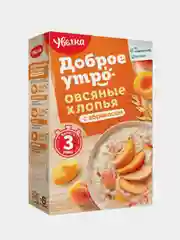 Хлопья овсяные Увелка, с абрикосом, 240г