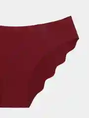 Бордовый трусы женские набор бесшовные слипы, большие размеры