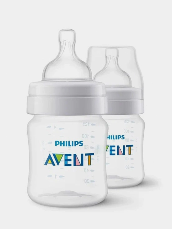 Бутылочка для кормления Philips Avent Anti-colic, с рождения, 125 мл, 2 штуки