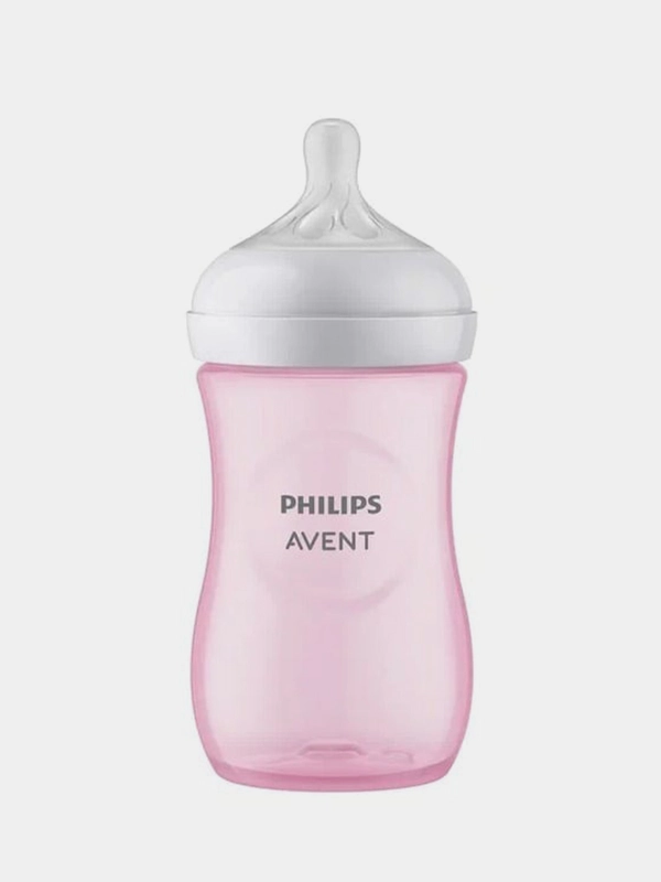 Бутылочка для кормления Philips Avent NATURAL Response, розовая, 260 мл