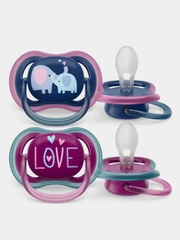 Пустышка Philips Avent Ultra air, с 18 месяцев, 2 штуки