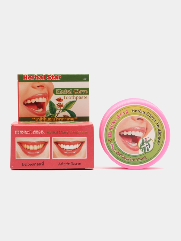 Herbal Star Тайская зубная паста с экстрактом гвоздики, 30 гр