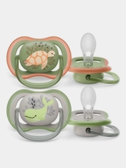 Пустышка Philips Avent Ultra air, 6-18 месяцев, 2 штуки