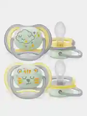 Пустышка Philips Avent Ultra air night, ночная с 18 месяцев, 2 штуки