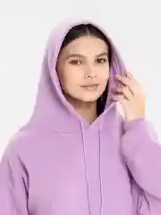 Сиреневый худи