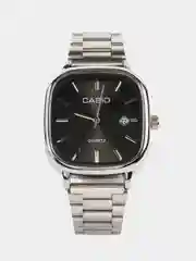 Серый наручные часы Casio с кварцевым механизмом, унисекс