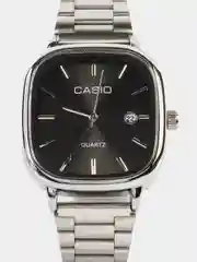 Серый наручные часы Casio с кварцевым механизмом, унисекс