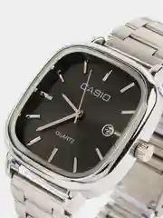 Серый наручные часы Casio с кварцевым механизмом, унисекс