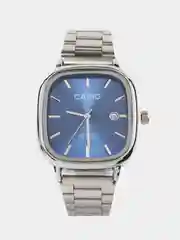 Синий наручные часы Casio с кварцевым механизмом, унисекс