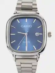 Синий наручные часы Casio с кварцевым механизмом, унисекс