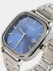 Синий наручные часы Casio с кварцевым механизмом, унисекс