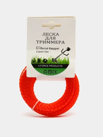Леска для триммера сечение витой квадрат