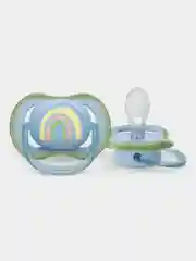 Пустышка Philips Avent Ultra air, 0-6 месяцев, с футляром для хранения и стерилизации