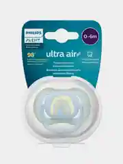 Пустышка Philips Avent Ultra air, 0-6 месяцев, с футляром для хранения и стерилизации