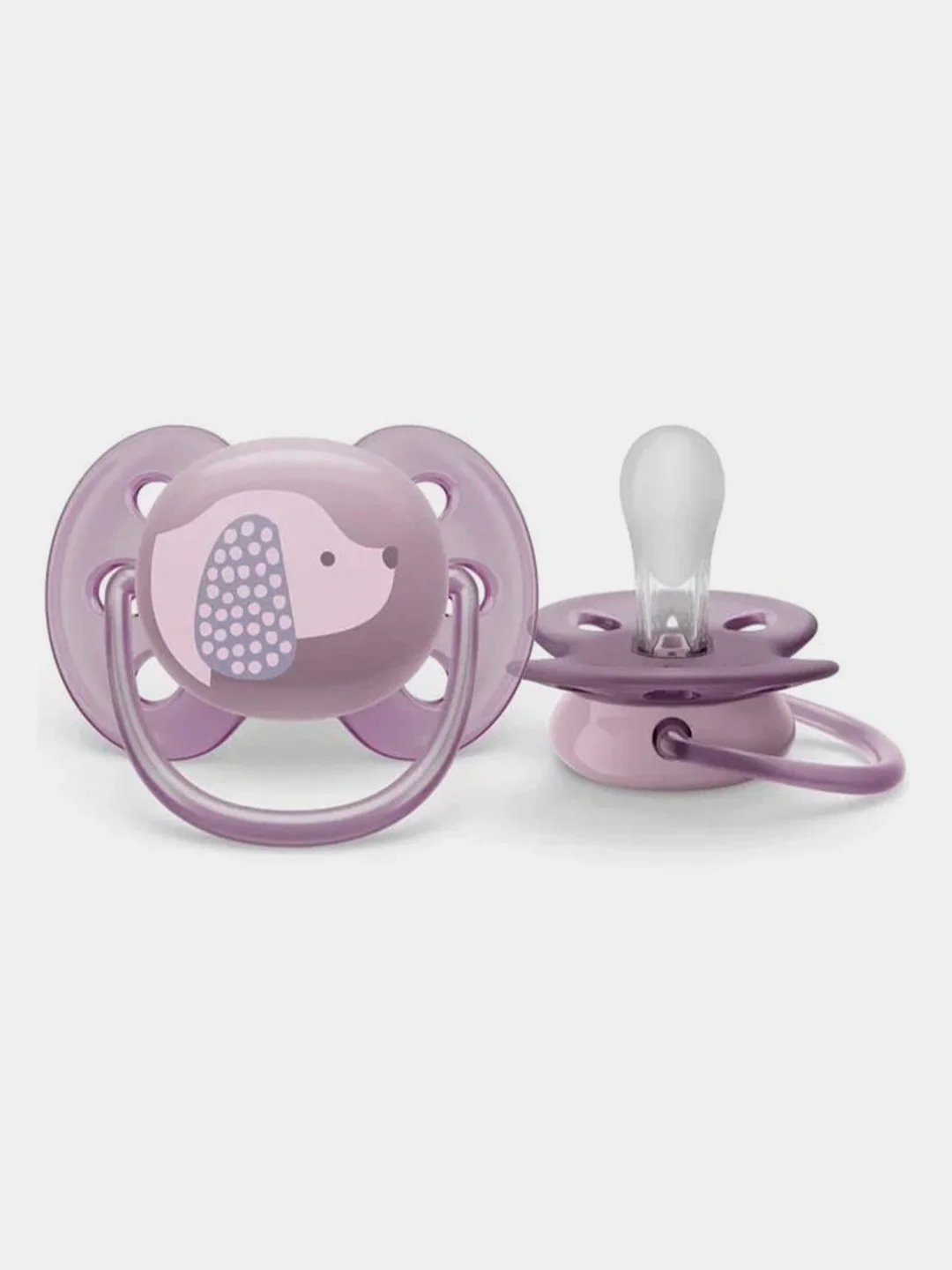 Пустышка Philips Avent Ultra soft, с футляром, 6-18 месяцев, 2 штуки