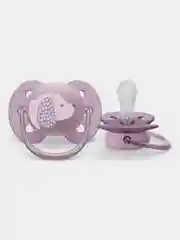 Пустышка Philips Avent Ultra soft, с футляром, 6-18 месяцев, 2 штуки